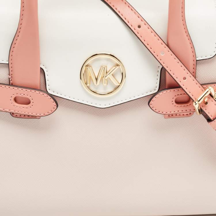 Pre Owned Michael Kors Tricolor Leather Carmen Belted Tote