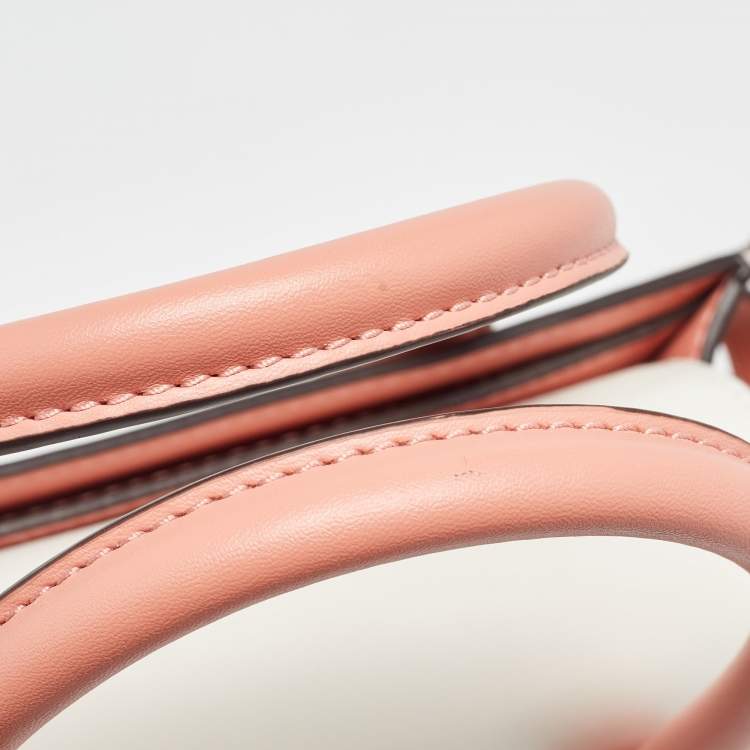 Pre Owned Michael Kors Tricolor Leather Carmen Belted Tote