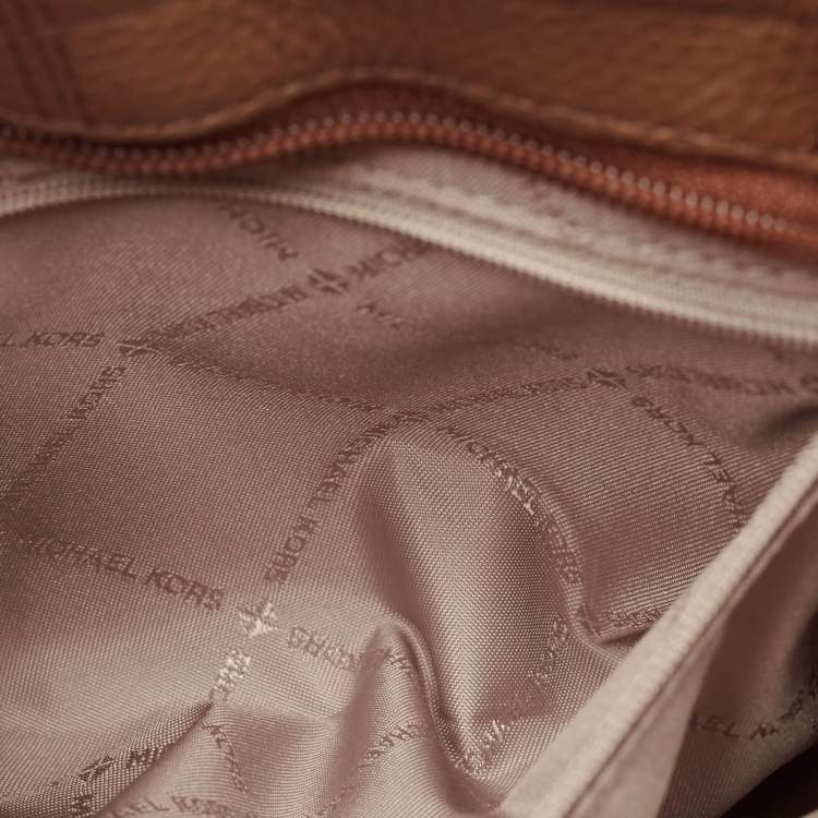 Pre Owned Michael Kors Brown Leather Mirella Tote