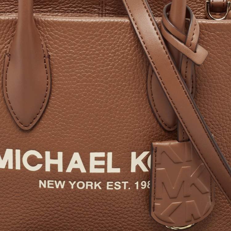Pre Owned Michael Kors Brown Leather Mirella Tote