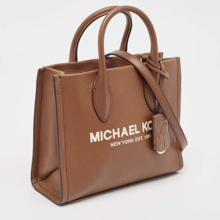 Pre Owned Michael Kors Brown Leather Mirella Tote