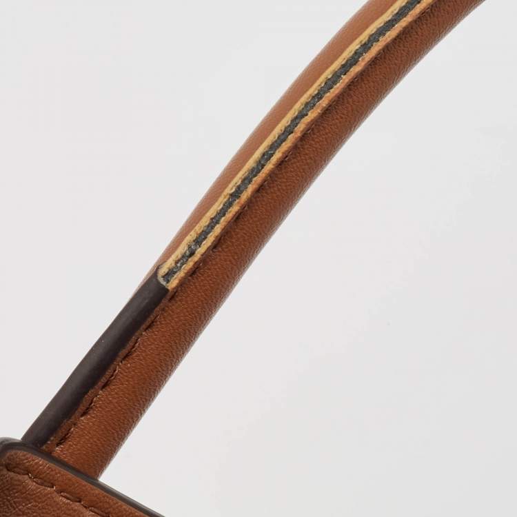 Pre Owned Michael Kors Brown Leather Small Mercer Tote