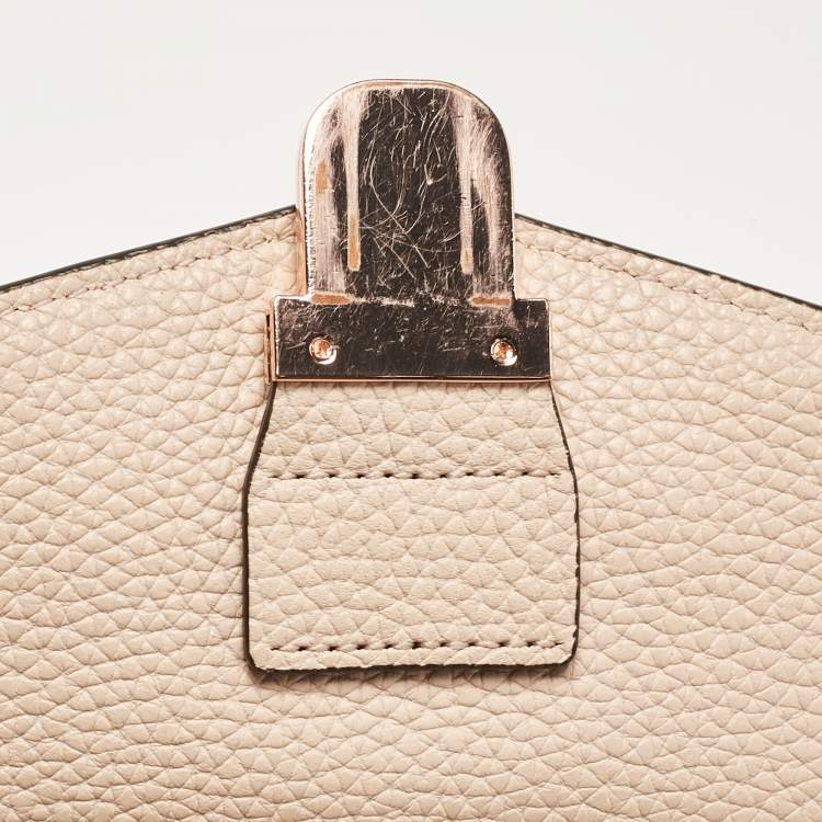 Pre Owned Michael Kors Tricolor Leather Small Embellished Bristol Top Handle Bag