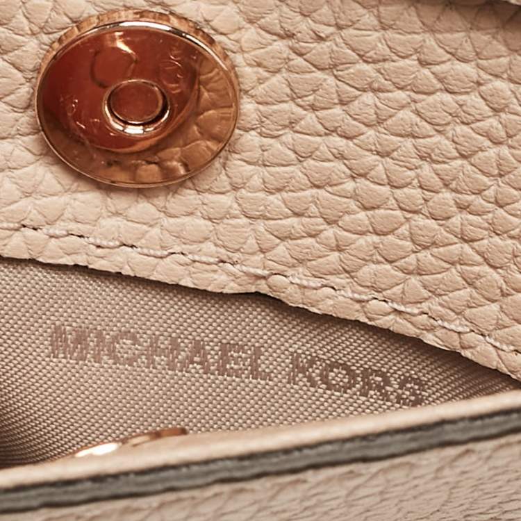 Pre Owned Michael Kors Tricolor Leather Small Embellished Bristol Top Handle Bag