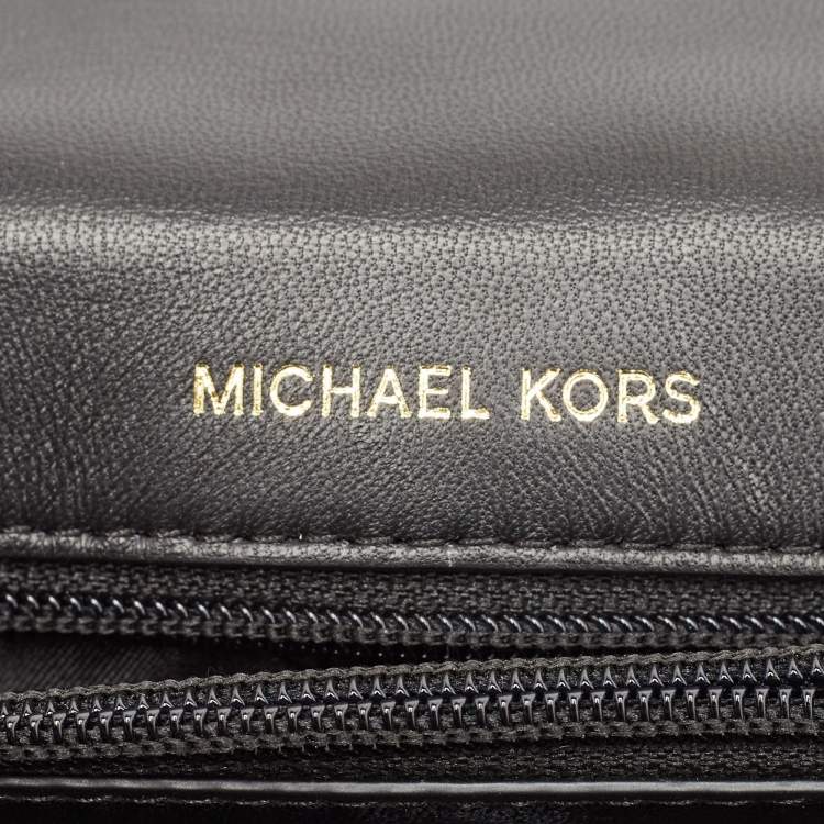 Pre Owned Michael Kors Black Quilted Leather Large Soho Chain Shoulder Bag