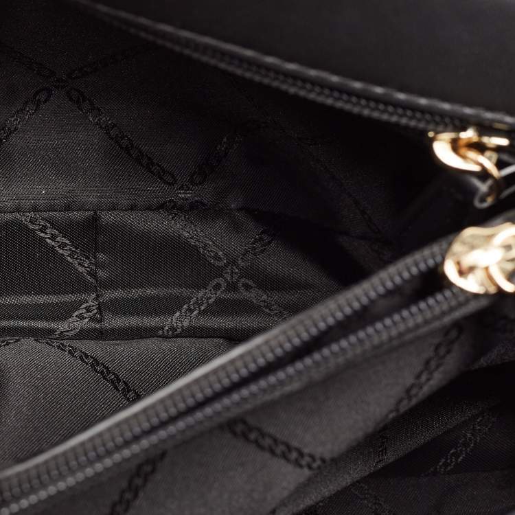 Pre Owned Michael Kors Black Quilted Leather Large Soho Chain Shoulder Bag