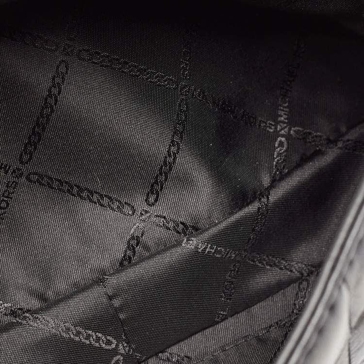 Pre Owned Michael Kors Black Quilted Leather Large Soho Chain Shoulder Bag