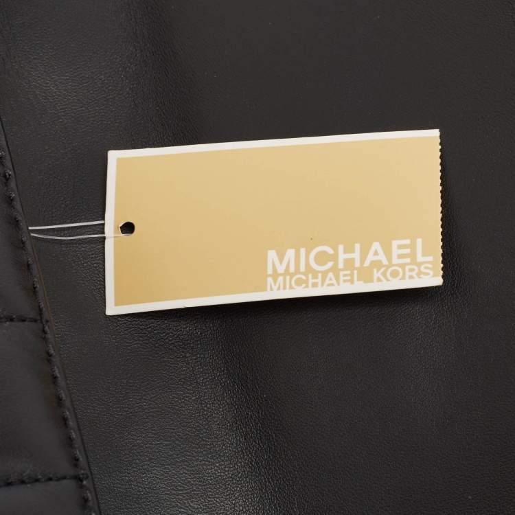 Pre Owned Michael Kors Black Quilted Leather Large Soho Chain Shoulder Bag