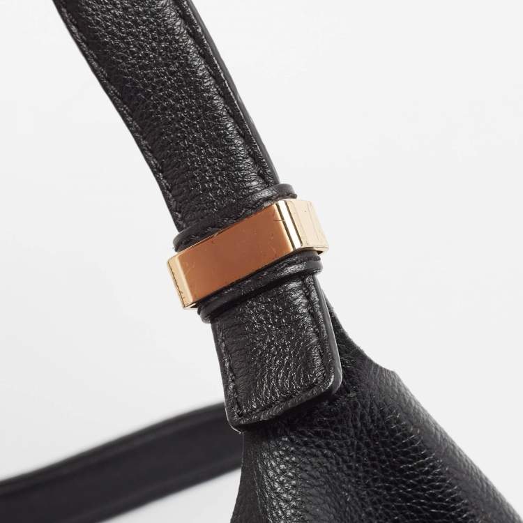 Pre Owned Michael Kors Black Soft Leather Colgate Tote