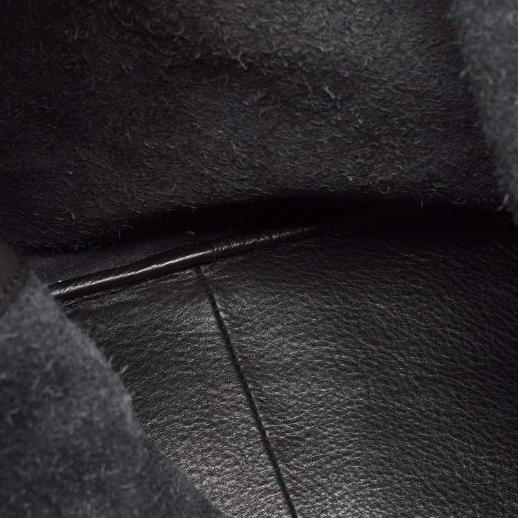 Pre Owned Michael Kors Black Soft Leather Colgate Tote