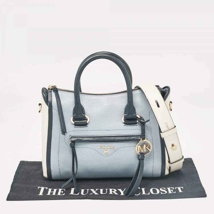 Pre Owned Michael Kors Tricolor Leather Medium Carine Satchel