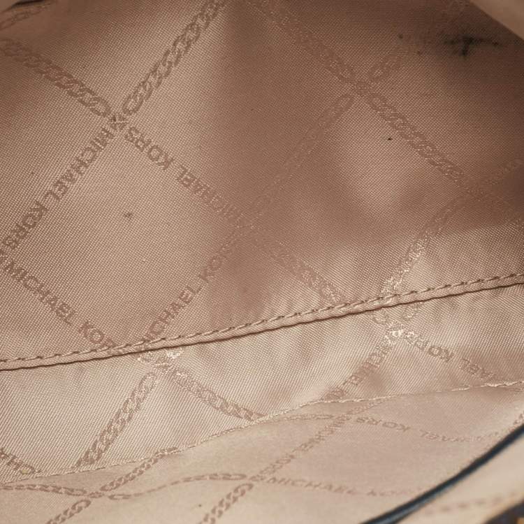 Pre Owned Michael Kors Tricolor Leather Medium Carine Satchel