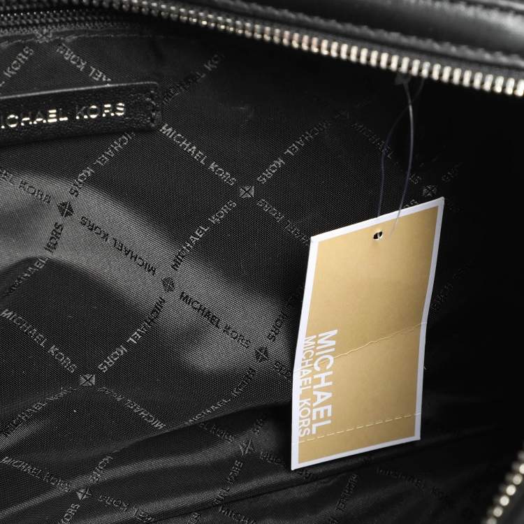 Pre Owned Michael Kors Black Quilted Leather Kathy Satchel