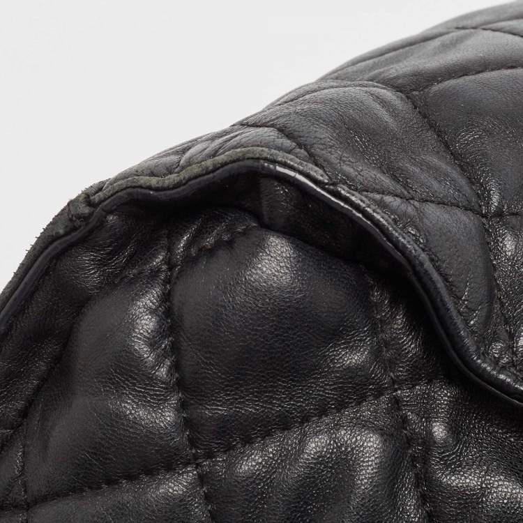 Pre Owned Michael Kors Black Quilted Leather Susannah Tote