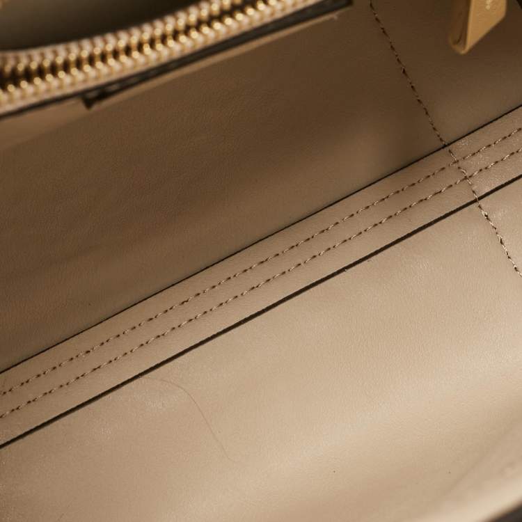 Pre Owned Michael Kors Beige Leather Mercer Studio Tote