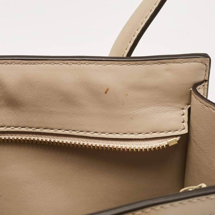 Pre Owned Michael Kors Beige Leather Mercer Studio Tote