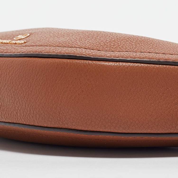 Pre Owned Michael Kors Brown Leather Camden Shoulder Bag