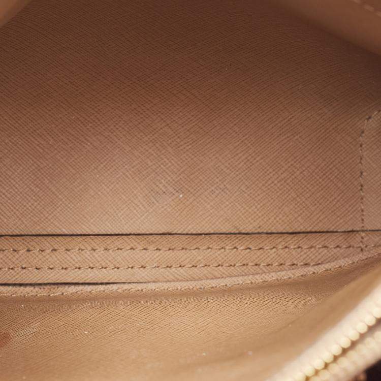 Pre Owned Michael Kors Navy Blue Leather Small Mercer Tote