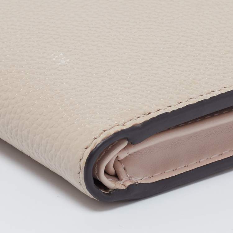 Pre Owned Michael Kors Pink Leather Adele Phone Wristlet Wallet