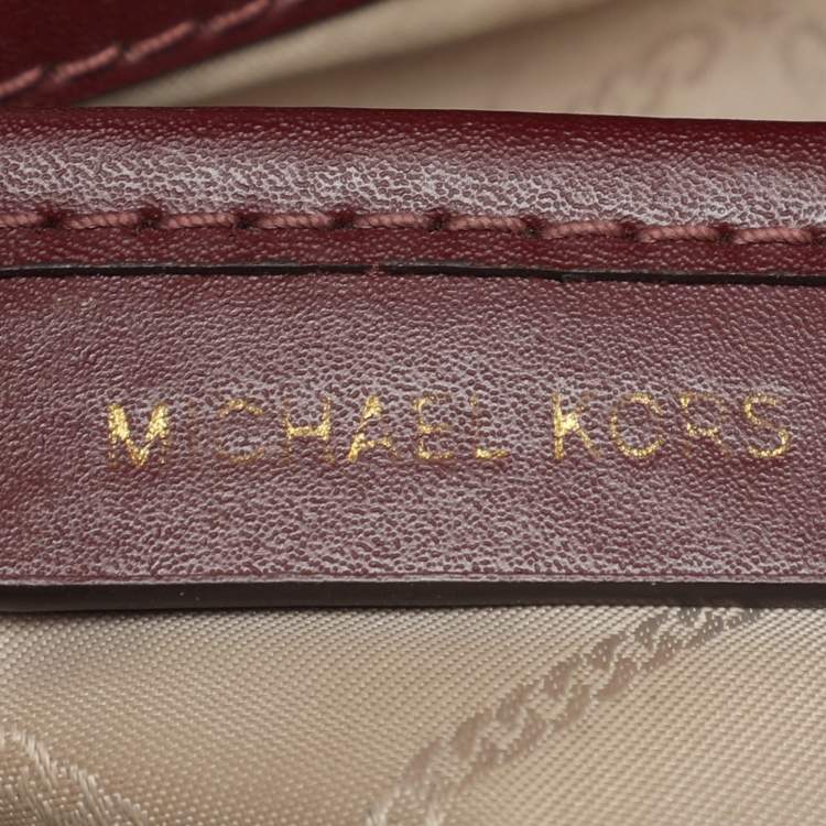 Pre Owned Michael Kors Multicolor Signature Coated Canvas and Leather Shoulder Bag