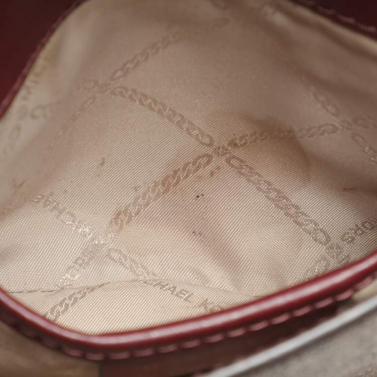 Pre Owned Michael Kors Multicolor Signature Coated Canvas and Leather Shoulder Bag
