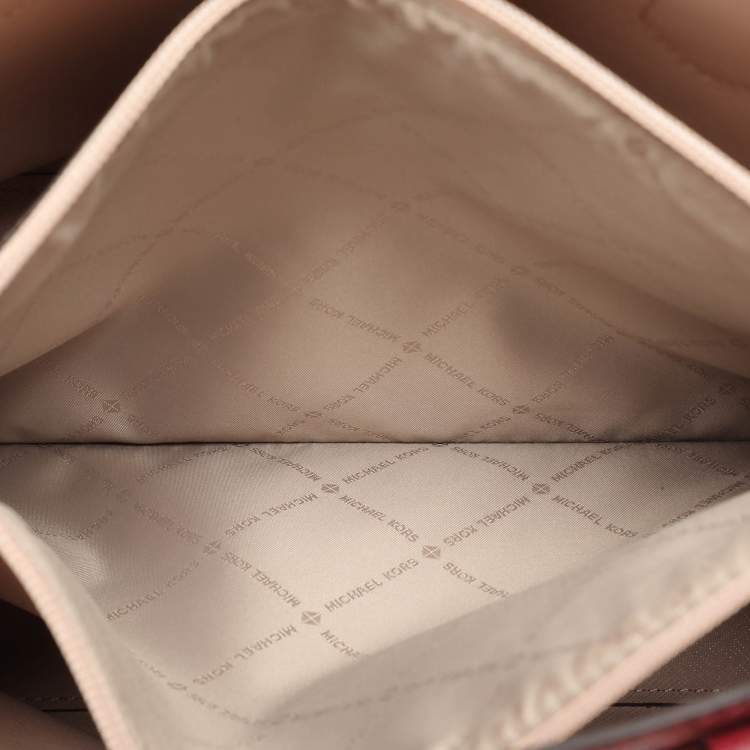 Pre Owned Michael Kors Burgundy Leather large Adele Tote