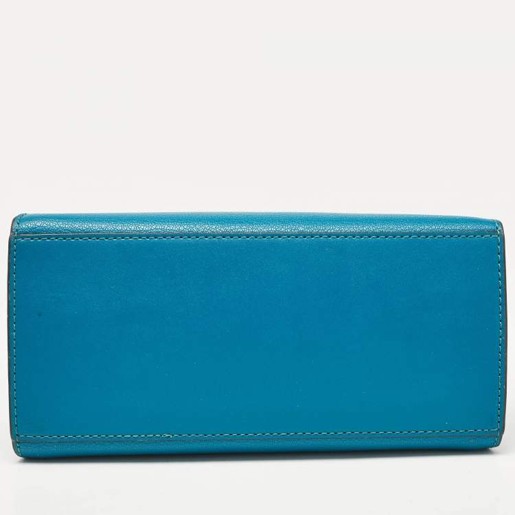 مملوكة مسبقًا Michael Kors Blue Leather Small Avril Satchel