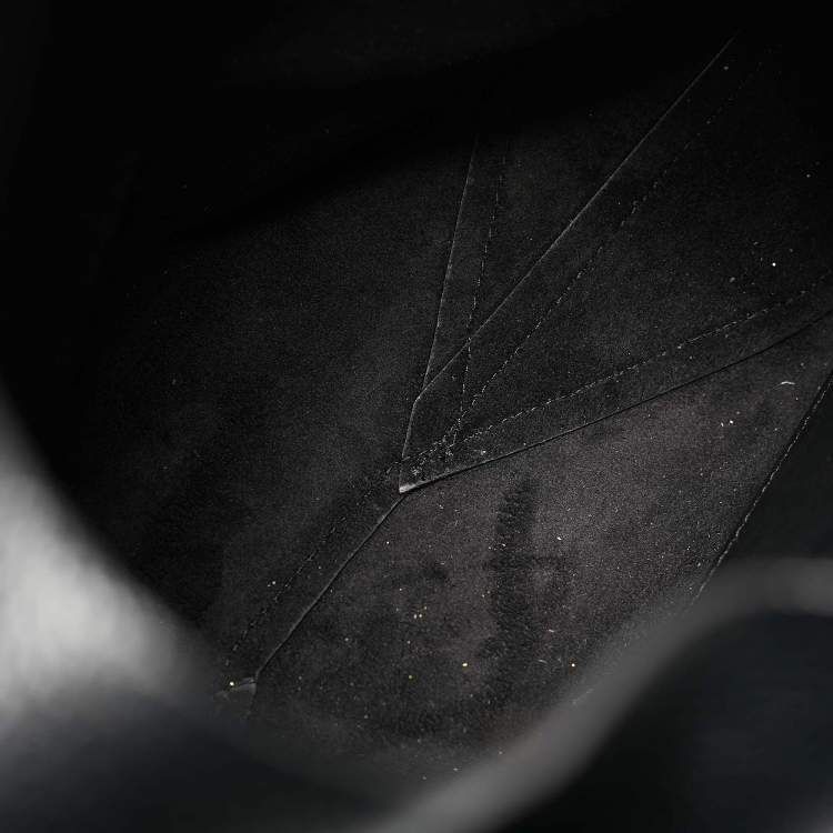 Pre Owned Michael Kors Black Leather Junie Shoulder Bag