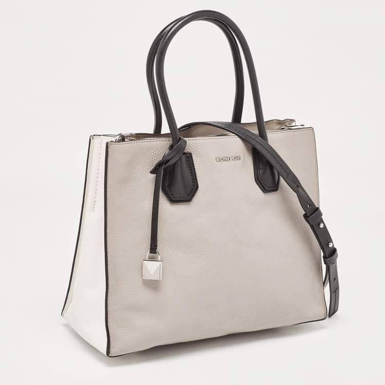 Pre Owned Michael Kors Tricolor Leather Large Mercer Tote