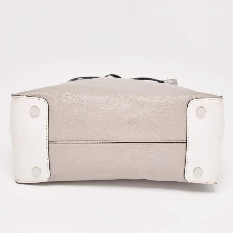Pre Owned Michael Kors Tricolor Leather Large Mercer Tote