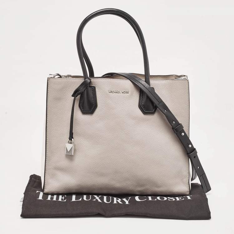 Pre Owned Michael Kors Tricolor Leather Large Mercer Tote
