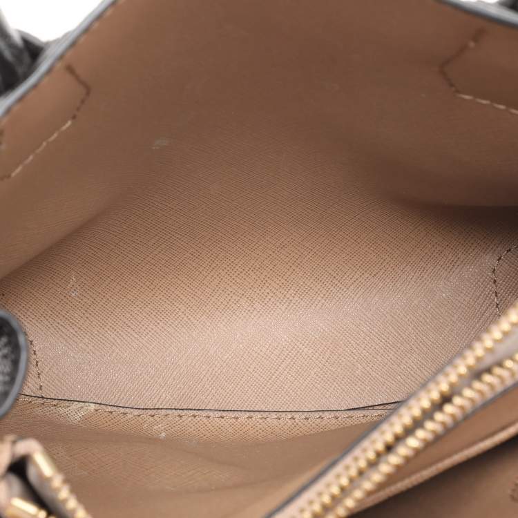 Pre Owned Michael Kors Black Leather Mercer Tote