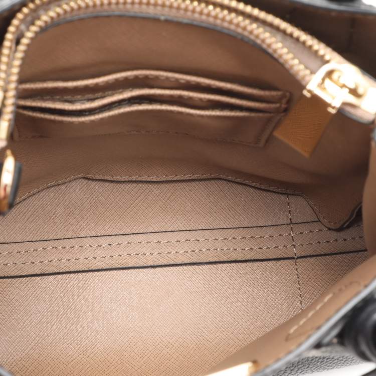 Pre Owned Michael Kors Black Leather Mercer Tote