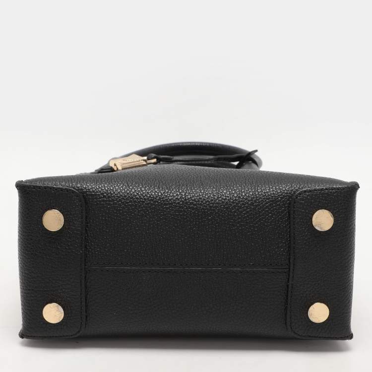 Pre Owned Michael Kors Black Leather Mercer Tote