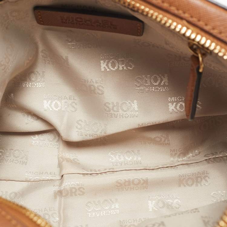 Pre Owned Michael Kors Brown Leather Mini Satchel