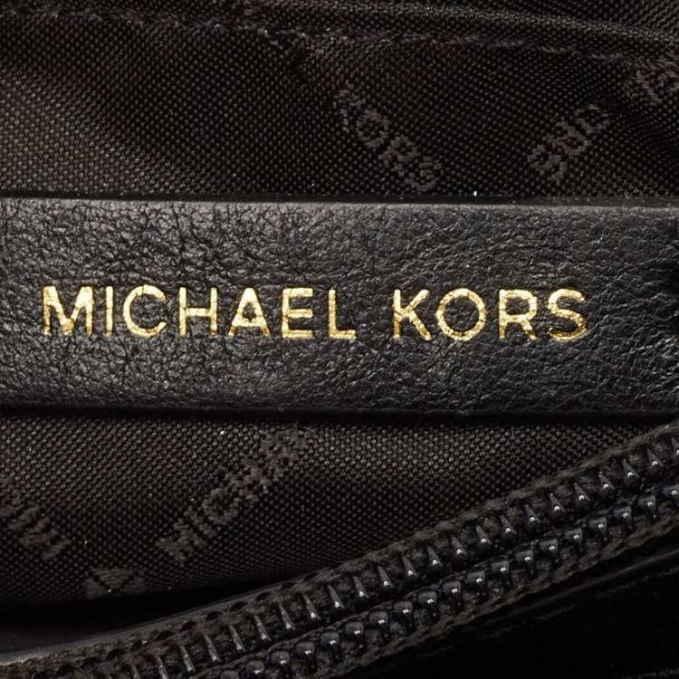 Pre Owned Michael Kors Black Quilted Leather Large Peyton Shoulder Bag