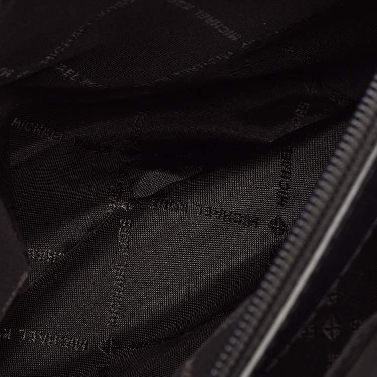 Pre Owned Michael Kors Black Quilted Leather Large Peyton Shoulder Bag