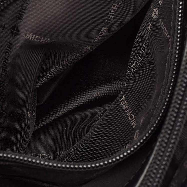 Pre Owned Michael Kors Black Quilted Leather Large Peyton Shoulder Bag