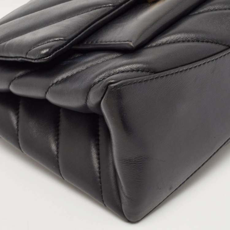 Pre Owned Michael Kors Black Quilted Leather Cece Shoulder Bag