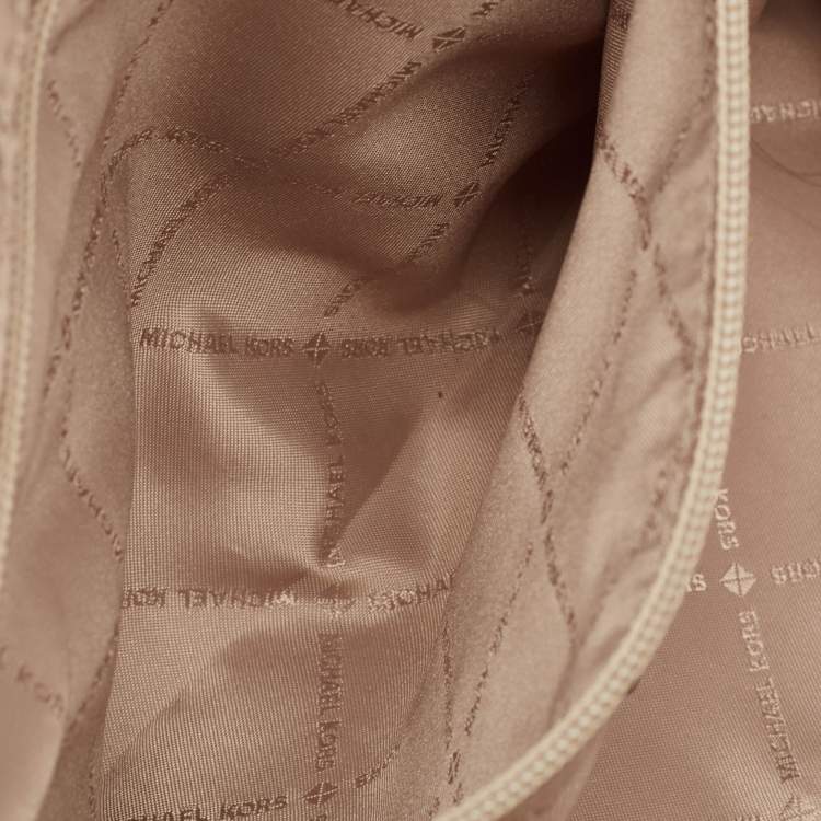 مملوكة مسبقًا Michael Kors Blue Signature Denim Medium Mirella Tote