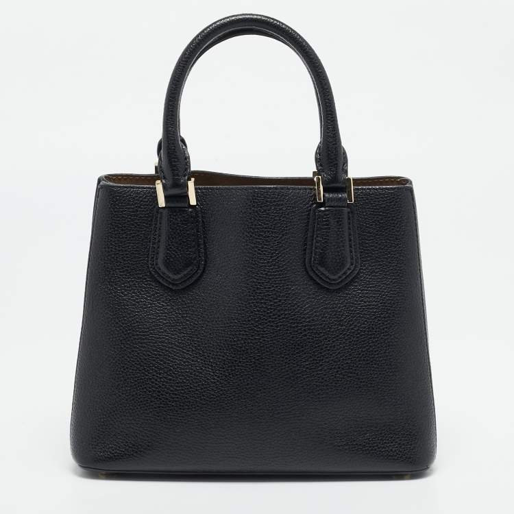 Pre Owned Michael Kors Black Leather Camille Tote