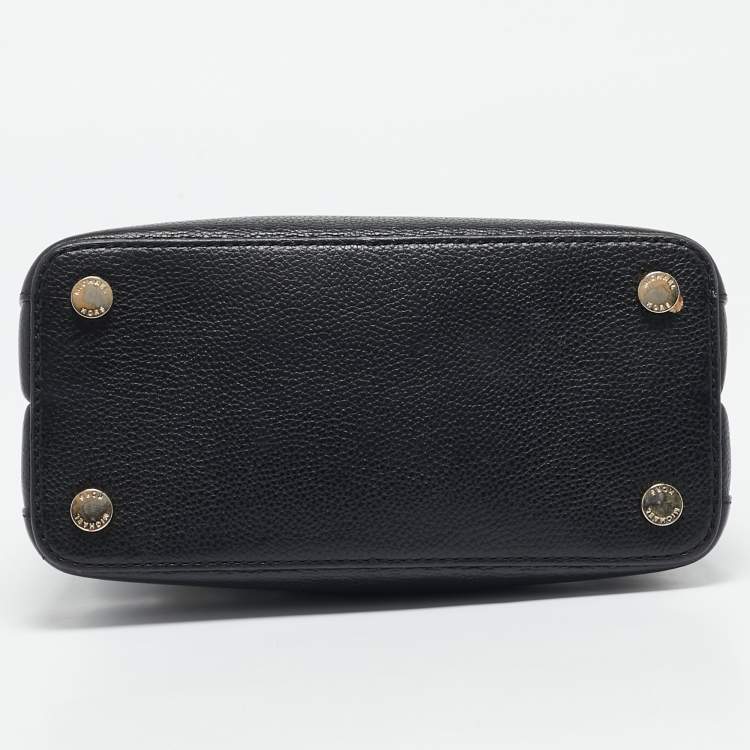 Pre Owned Michael Kors Black Leather Camille Tote