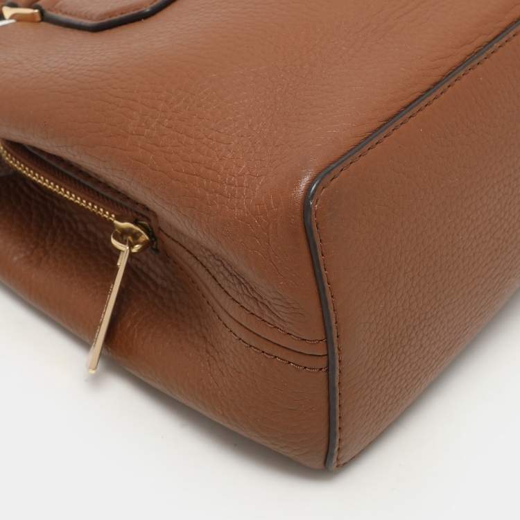 Pre Owned Michael Kors Brown Leather Camille Satchel