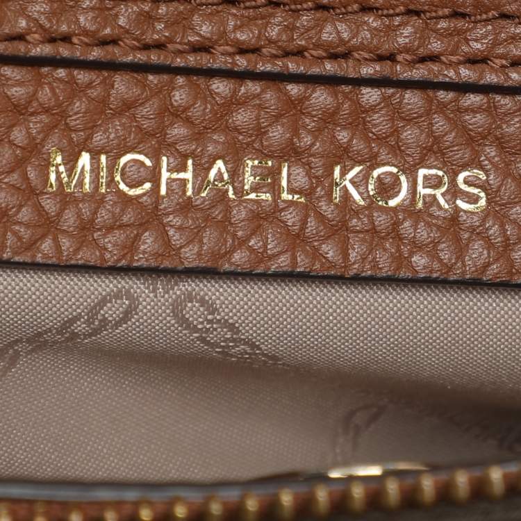 Pre Owned Michael Kors Brown Leather Camille Satchel
