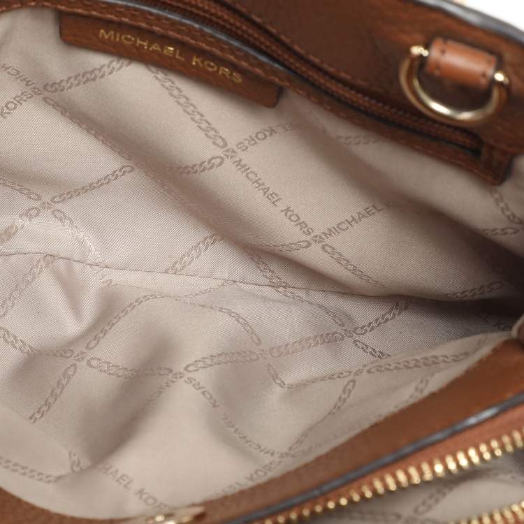 Pre Owned Michael Kors Brown Leather Camille Satchel