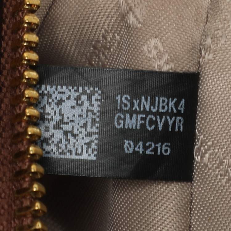 Pre Owned Michael Kors Brown Leather Small Ginger Satchel