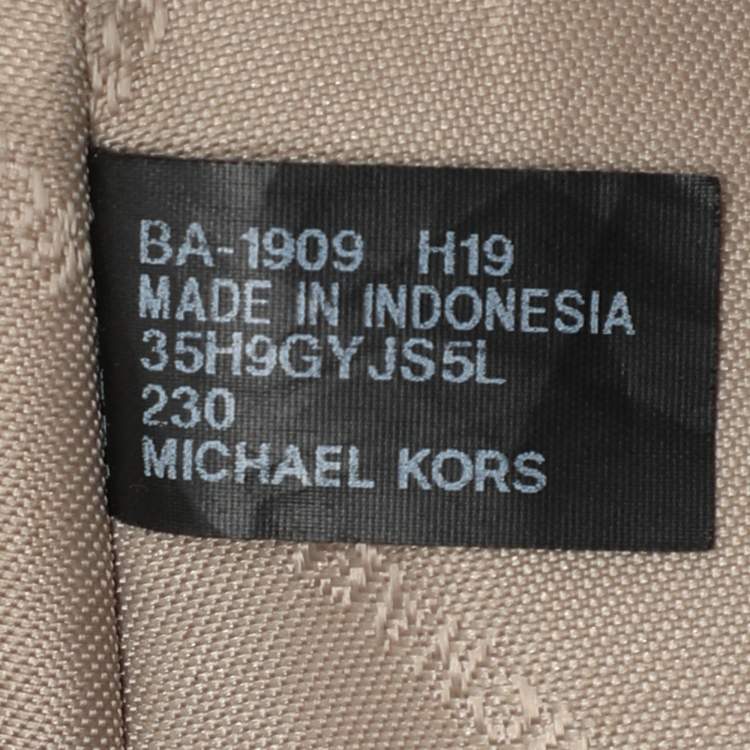 Pre Owned Michael Kors Brown Leather Small Ginger Satchel