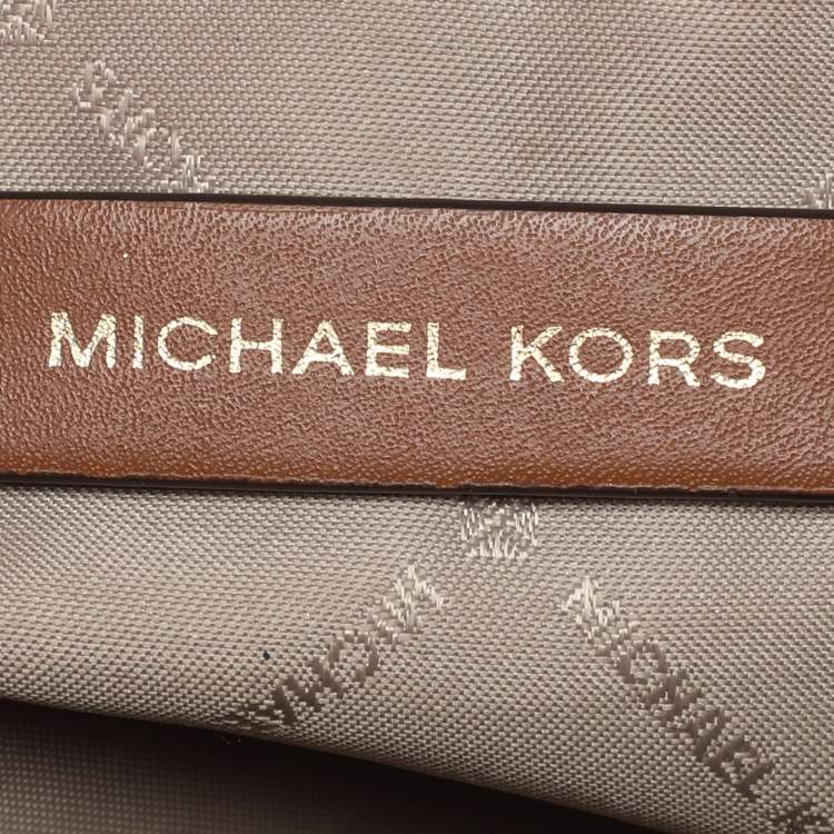 Pre Owned Michael Kors Brown Leather Small Ginger Satchel