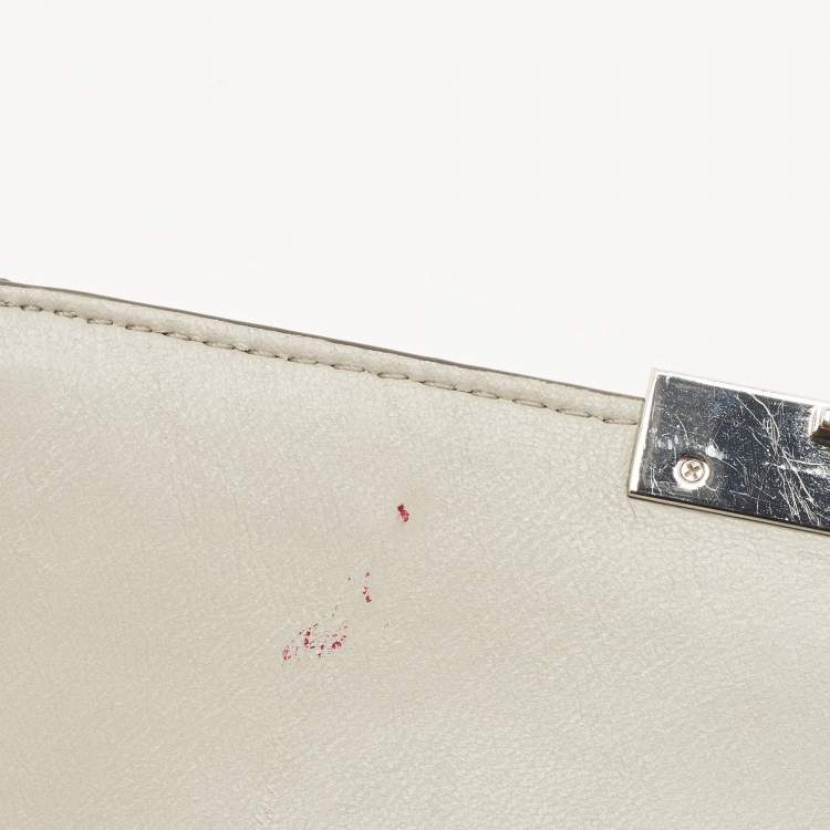 مملوكة مسبقًا Michael Kors Grey Leather Small Sloan Crossbody Bag