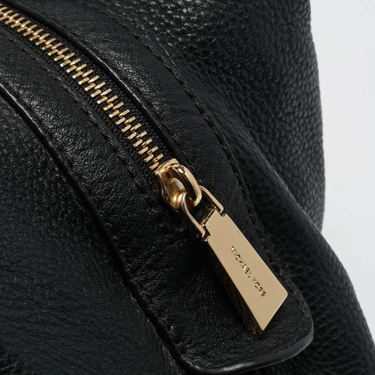 Pre Owned Michael Kors Black Leather Large Lillie Shoulder Bag